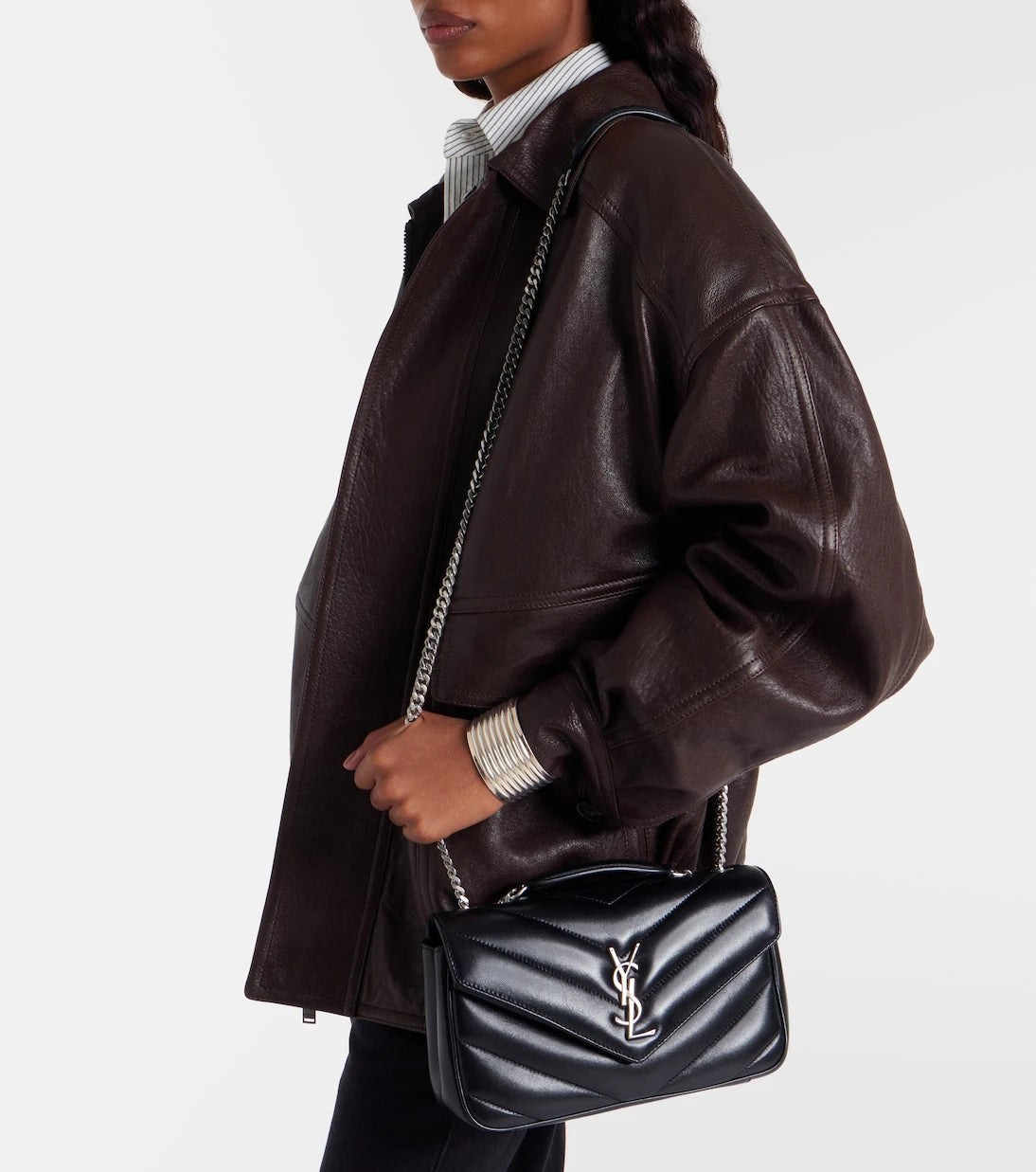 Saint Laurent - Loulou Small leather shoulder bag
