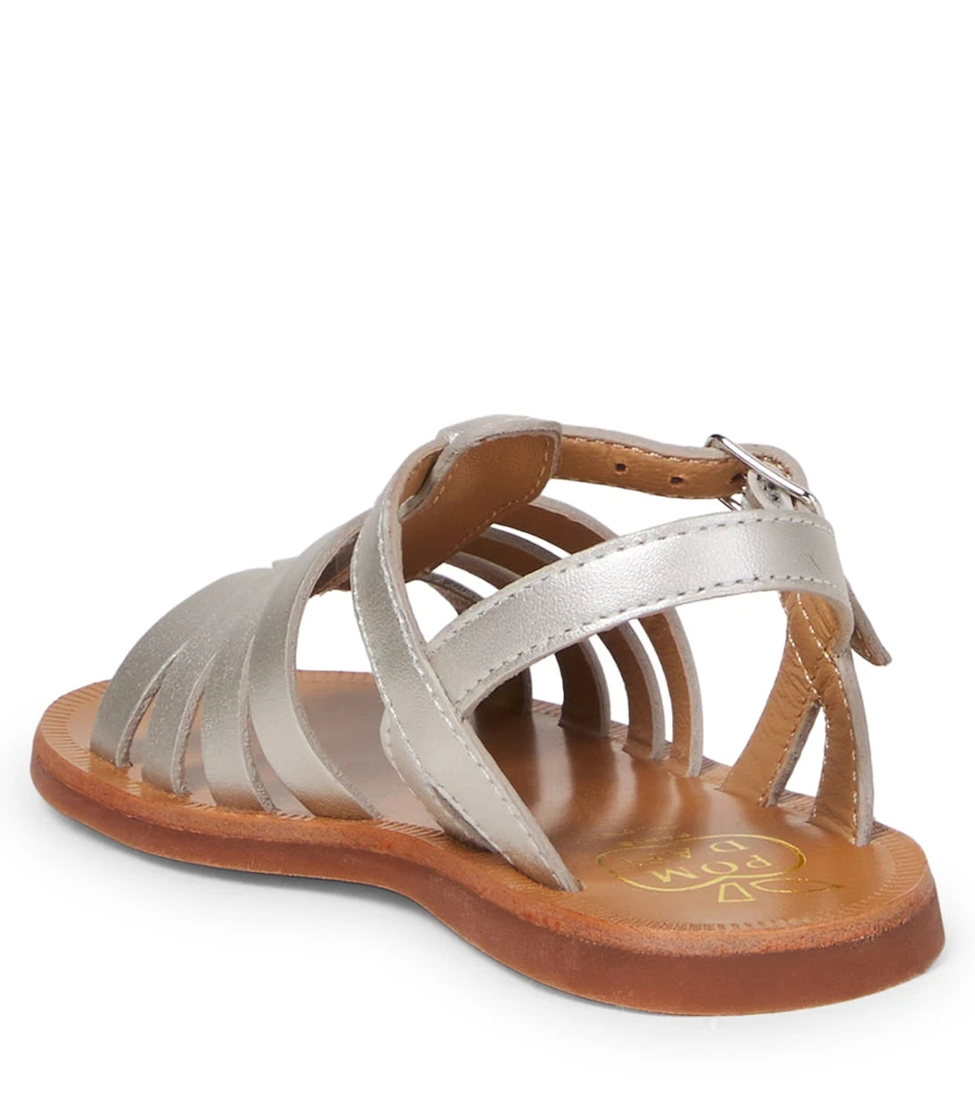 Pom d'Api - Plagette Strap metallic leather sandals