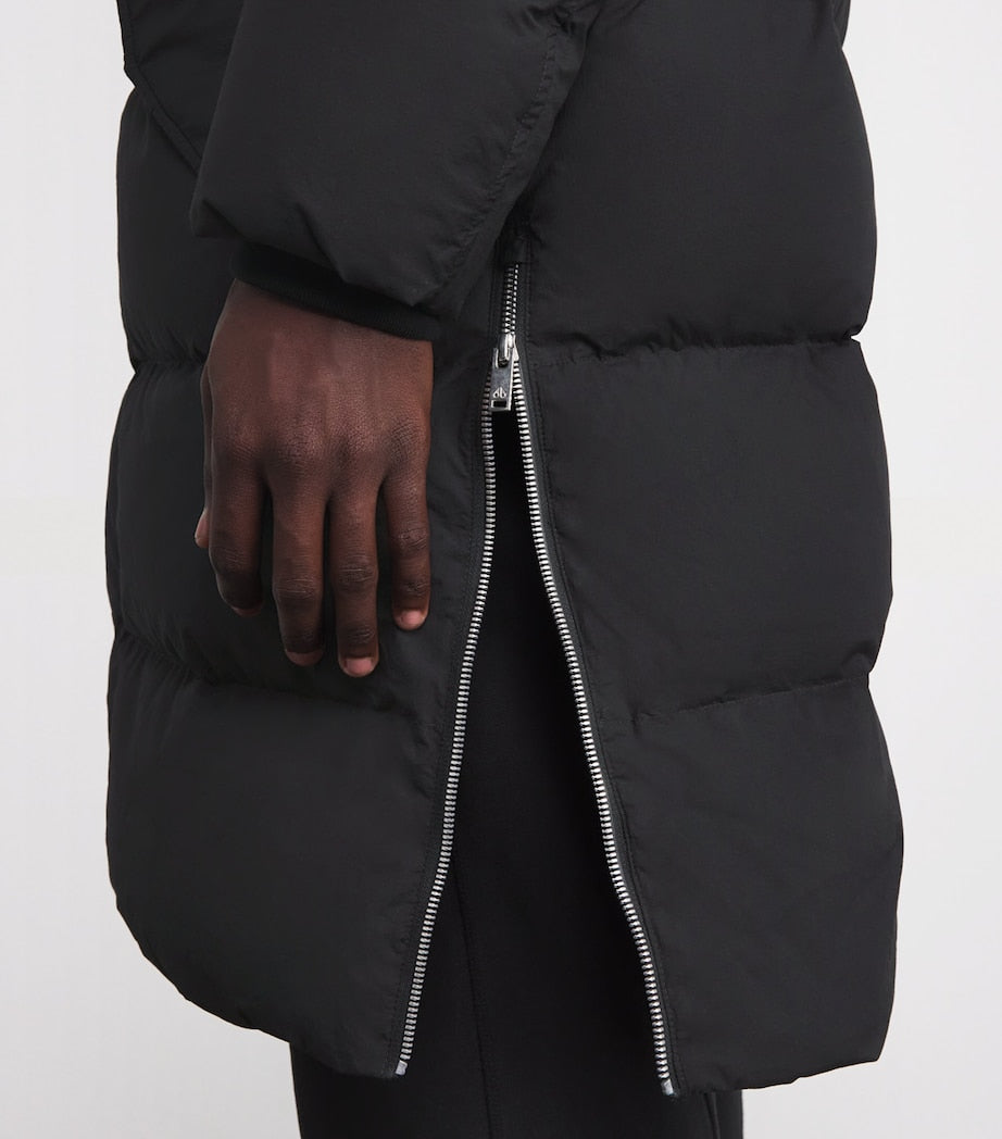 Moose Knuckles Black Everest Longline Puffer Coat