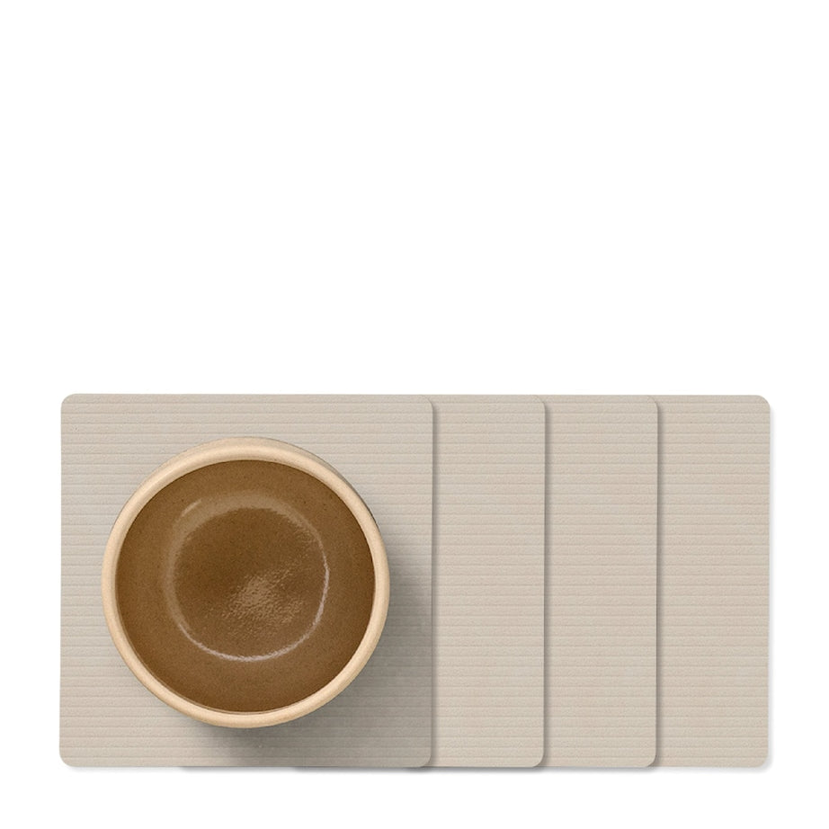 Square Corduroy Coasters (Set of 4)