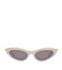 Ivory Whirl Cat Eye Sunglasses