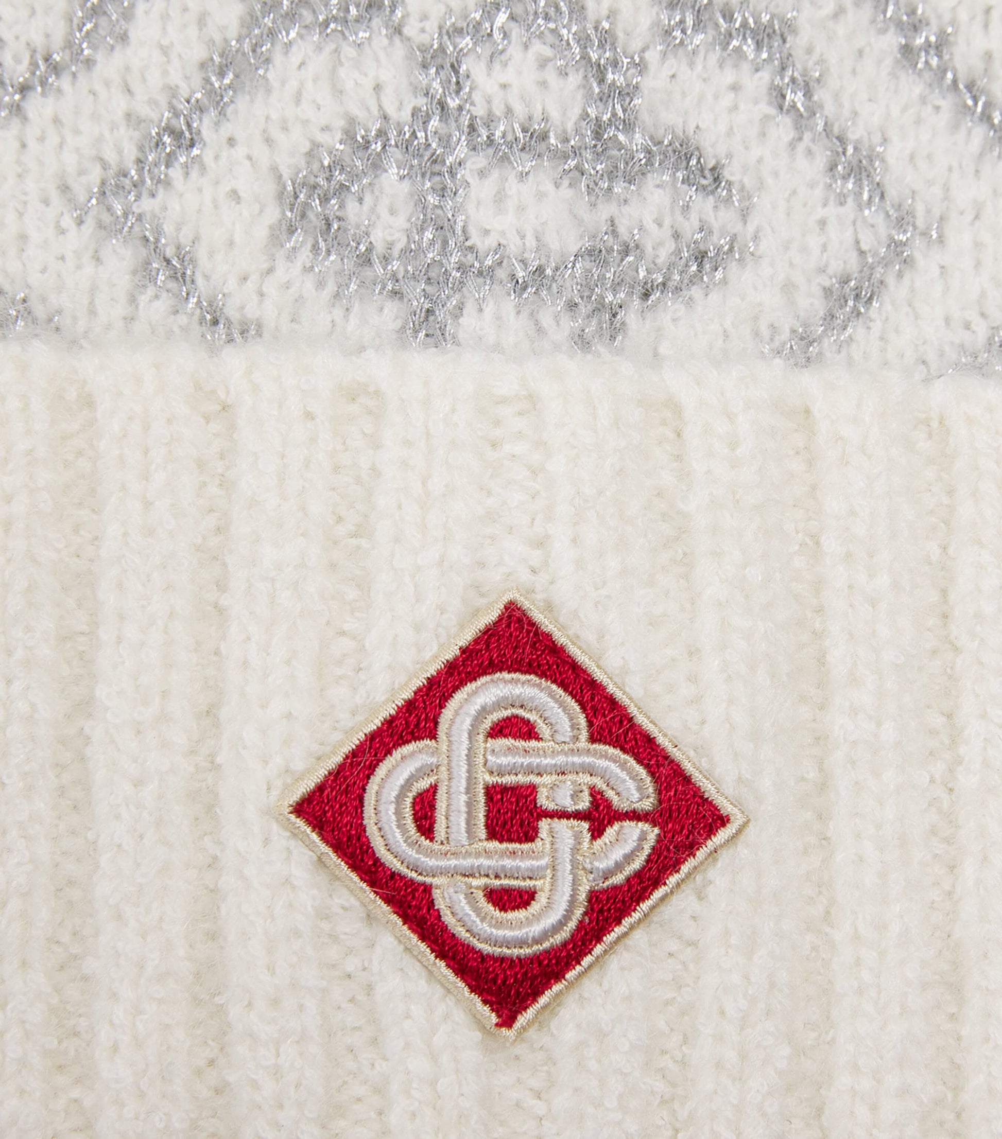 Mohair-Blend Ski Monogram Beanie