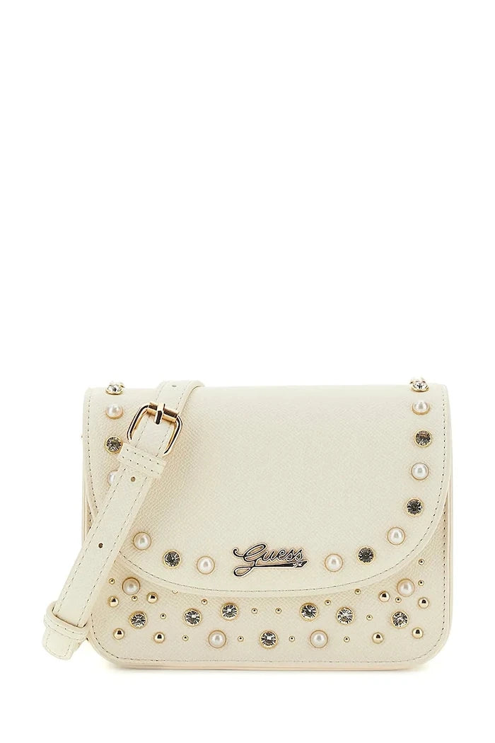 Guess çocuklar için suni deri crossbody çanta