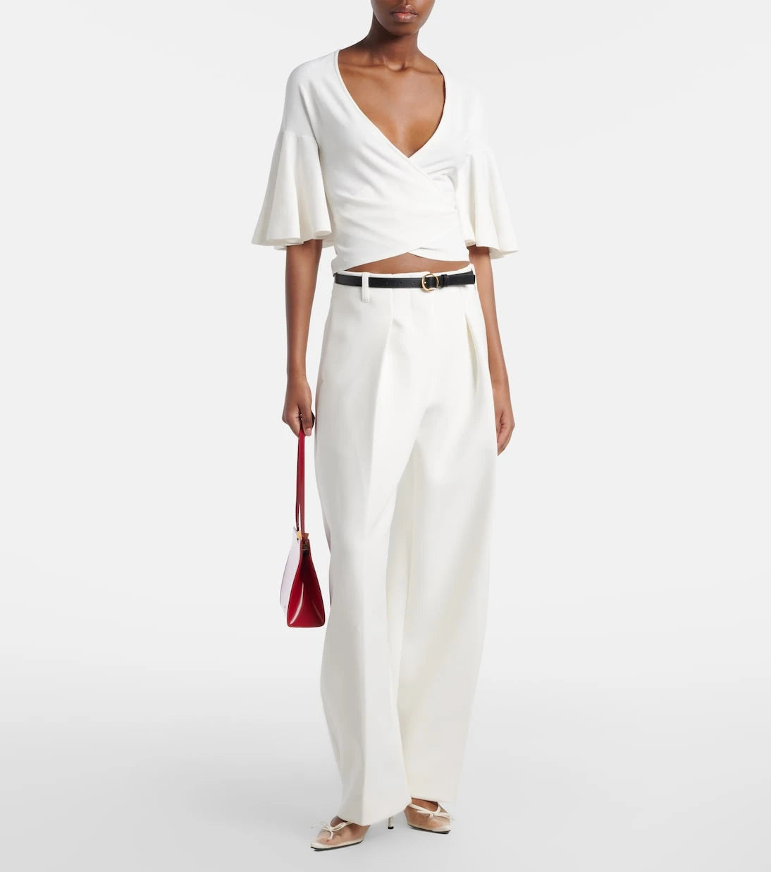 Jacquemus - Ovalo wide-leg pants