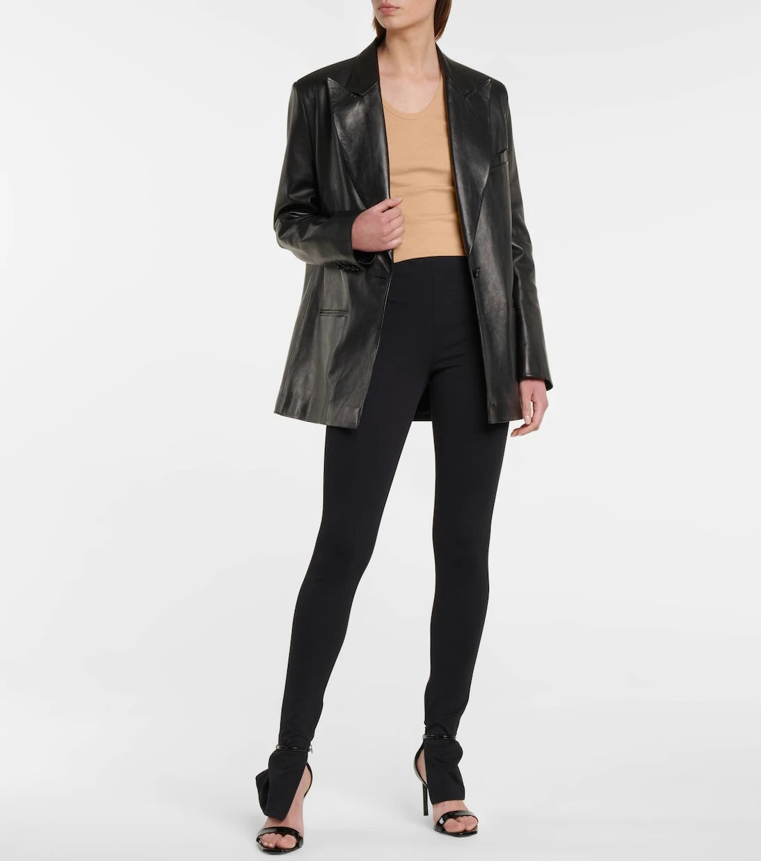 Wardrobe.NYC - سترة علوية قطنية محاكة مضلعة