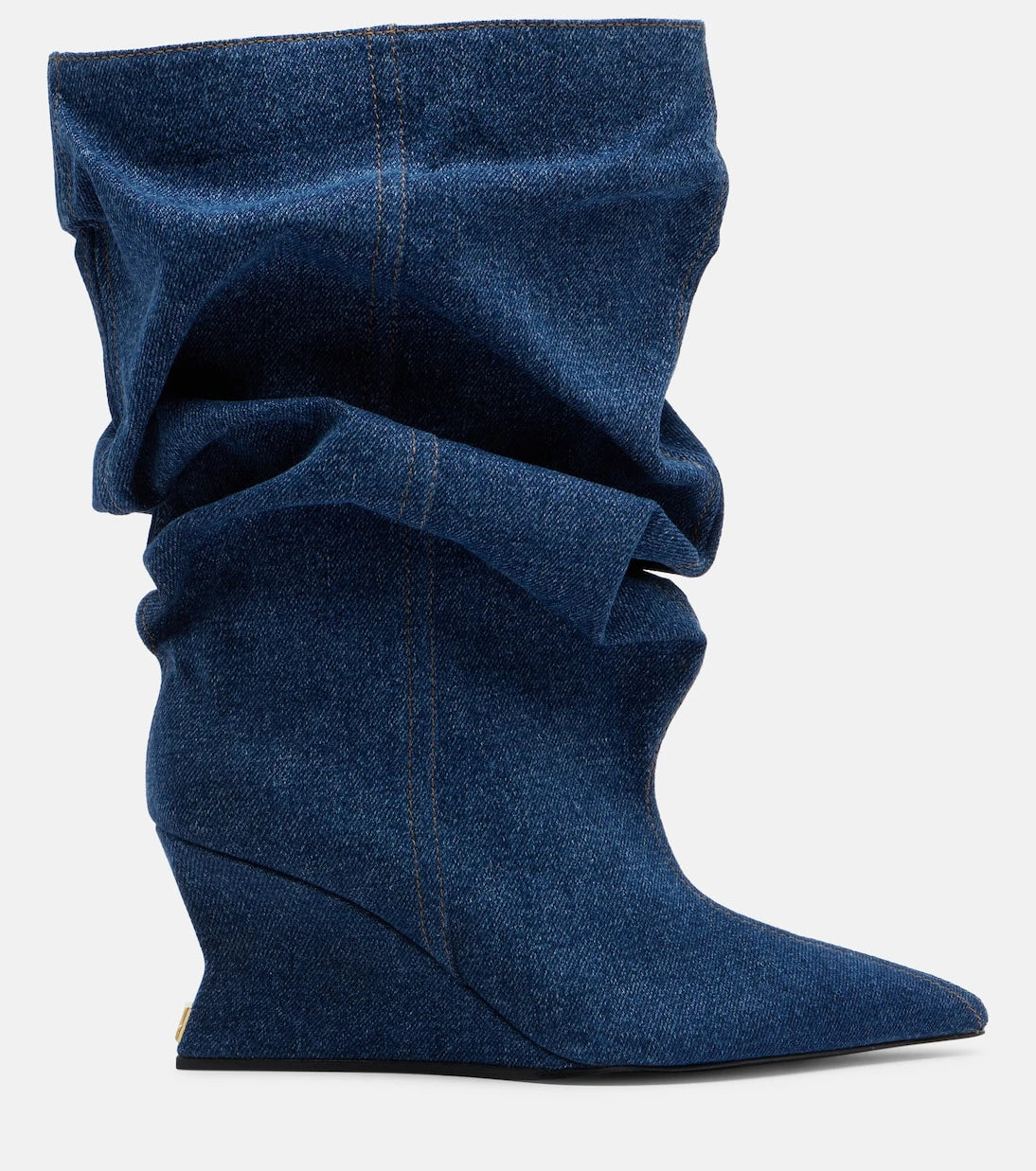 Balmain - Denim ankle boots