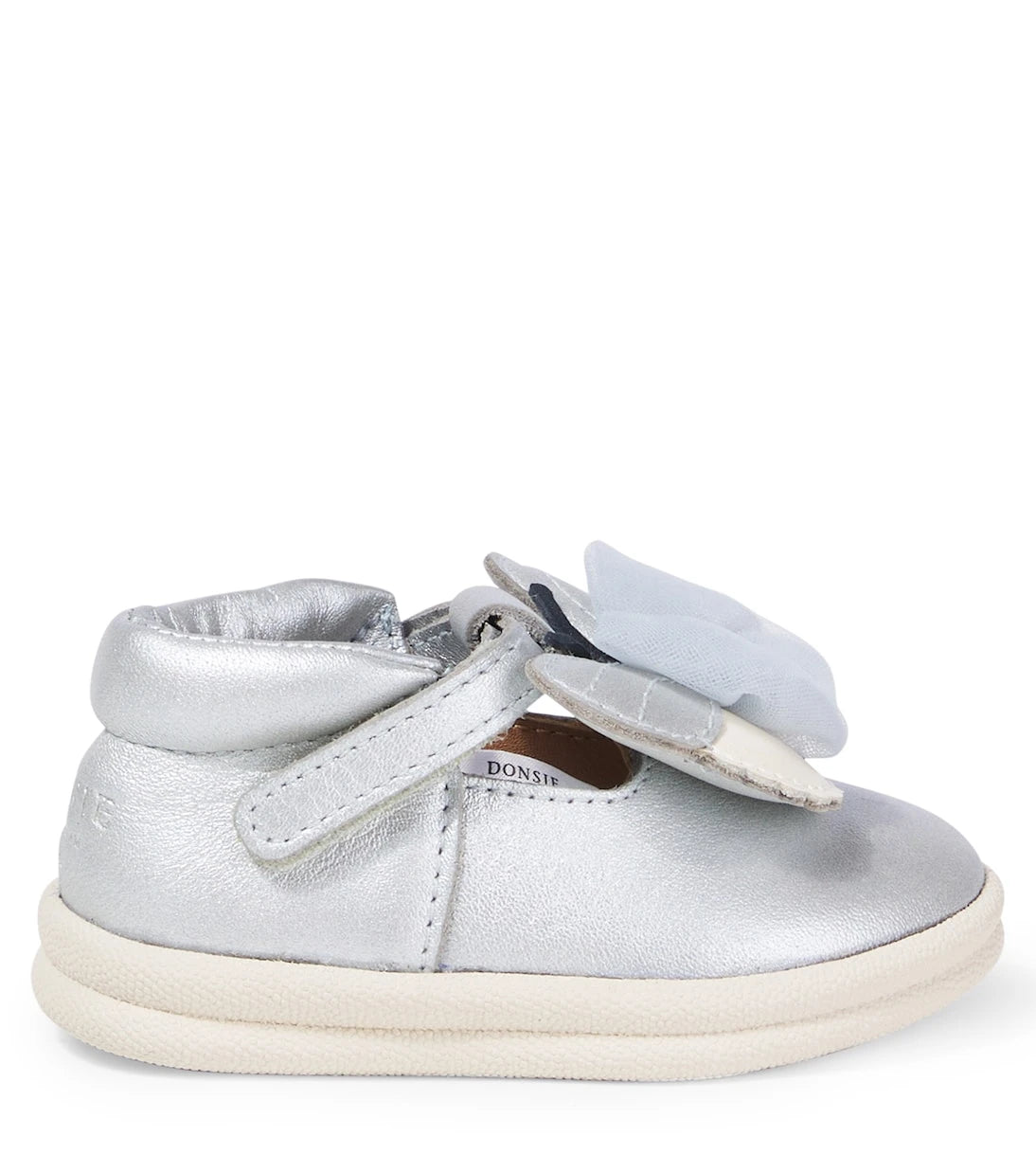 Donsje - Baby Vlindy metallic leather sneakers
