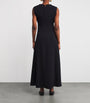 Joseph Black Neva Comfort Cady Maxi Dress