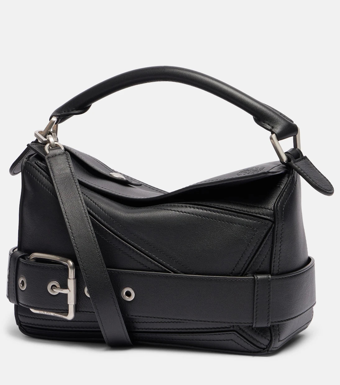 Loewe - Puzzle Biker Small leather tote bag