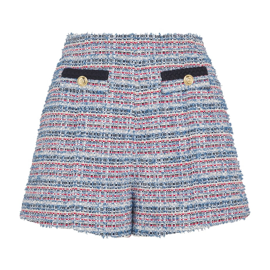 Multi Tweed Shorts
