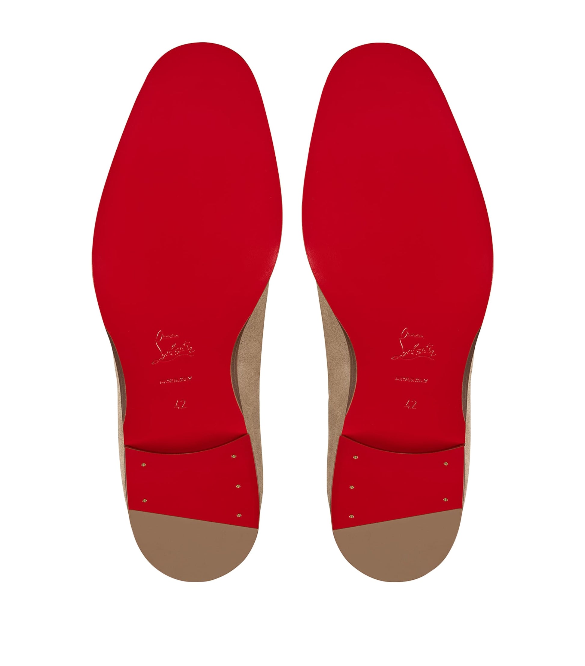 Christian Louboutin Chambelimoc Suede Loafers