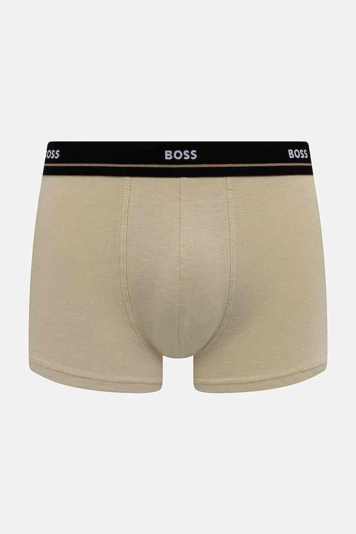 BOSS Erkek Pamuk ve Elastan Boxer Trunk 5P Essential 5’li