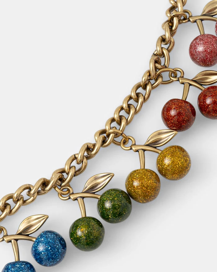 Coach ключодържател дамски Rainbow Cherries Bag Charm