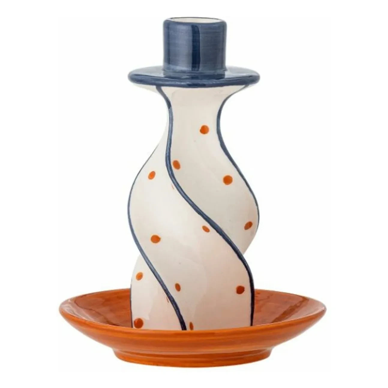 Bloomingville - Kairi stoneware candlestick | Ivory
