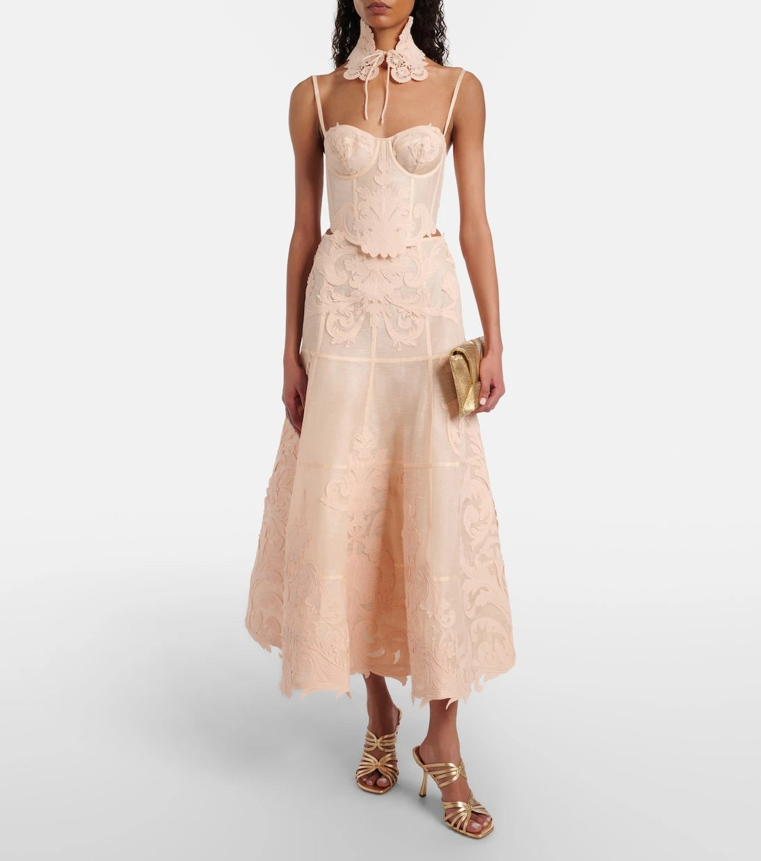 Zimmermann - Rebellion Filigree bustier and choker set