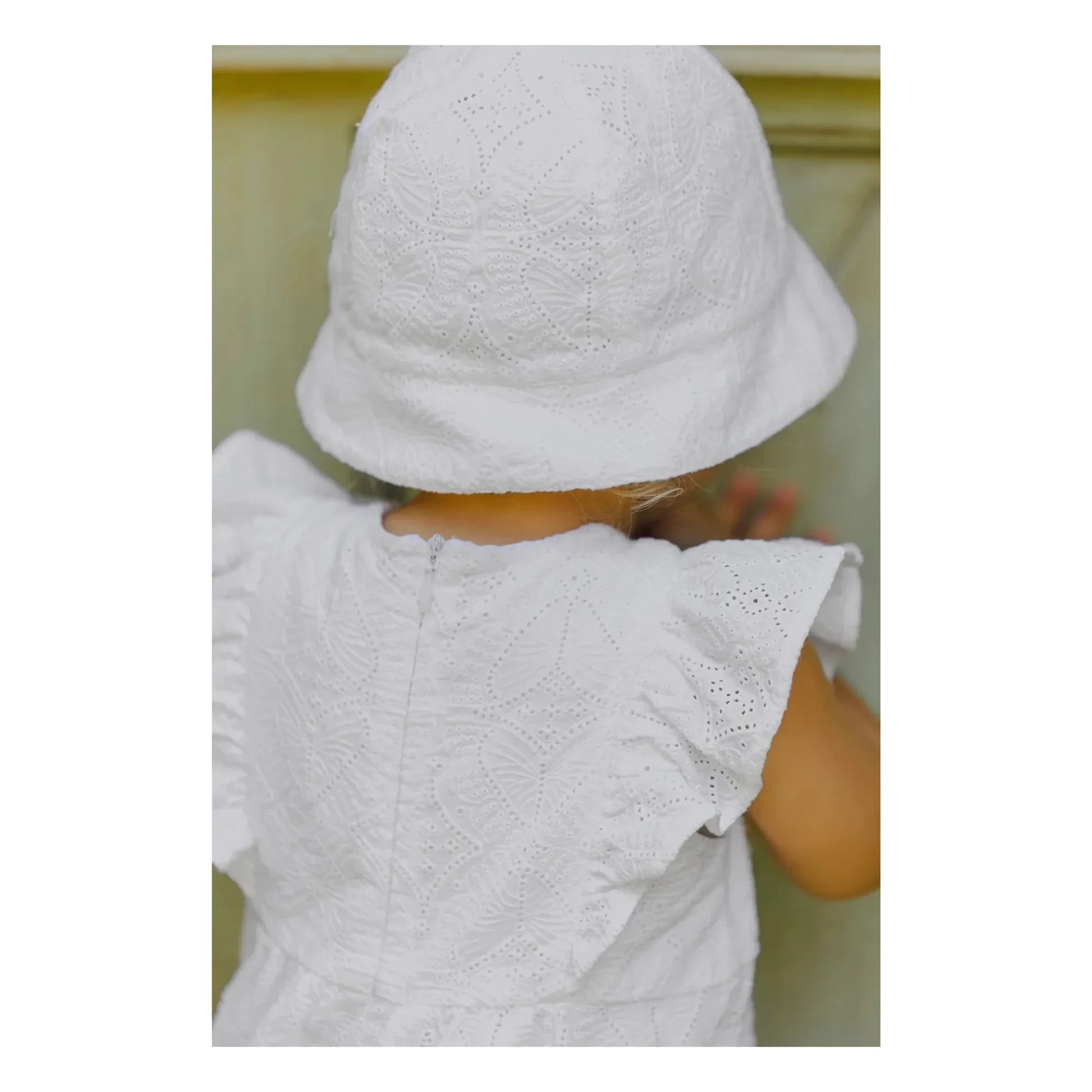 Tartine et Chocolat - Openwork hat | White