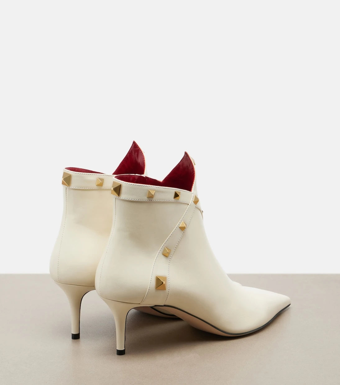 Valentino Garavani - Studdy leather ankle boots