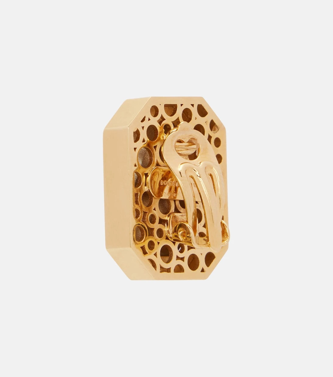 Dolce&Gabbana - DG embellished clip-on earrings