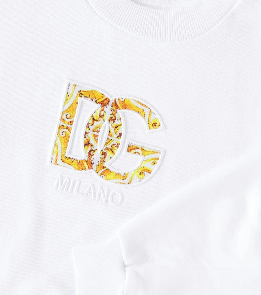 Dolce&Gabbana Kids - Logo cotton jersey sweatshirt
