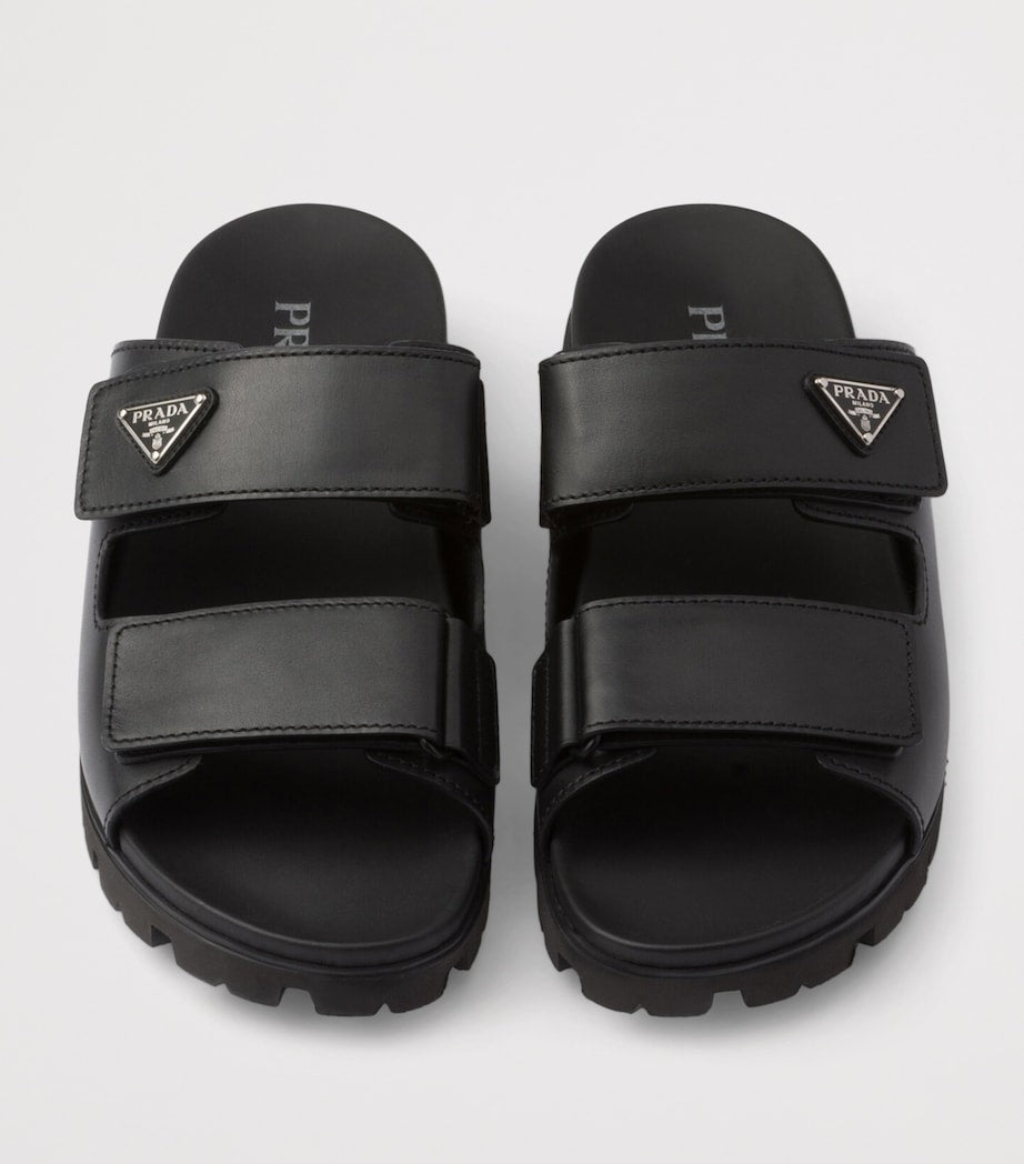 Leather Triangle Sandals