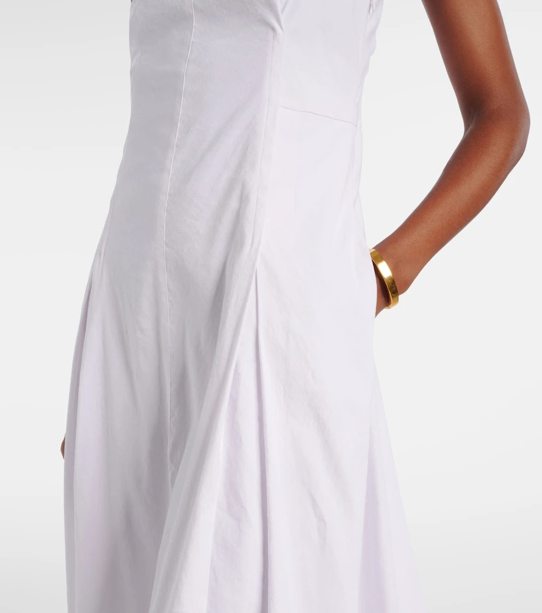 Vince - Linen-blend midi dress