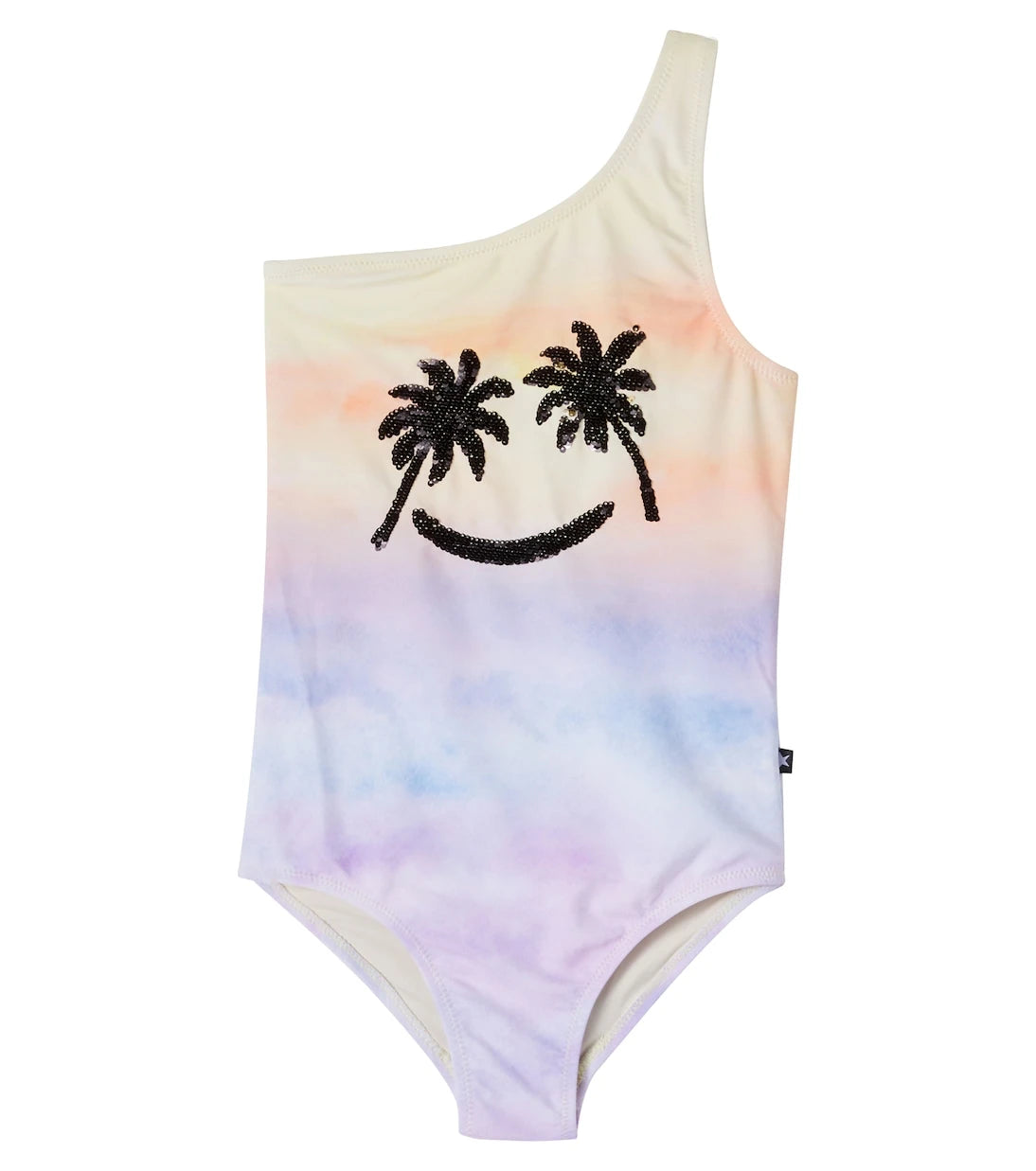 Molo - Nai one-shoulder tie-dye swimsuit