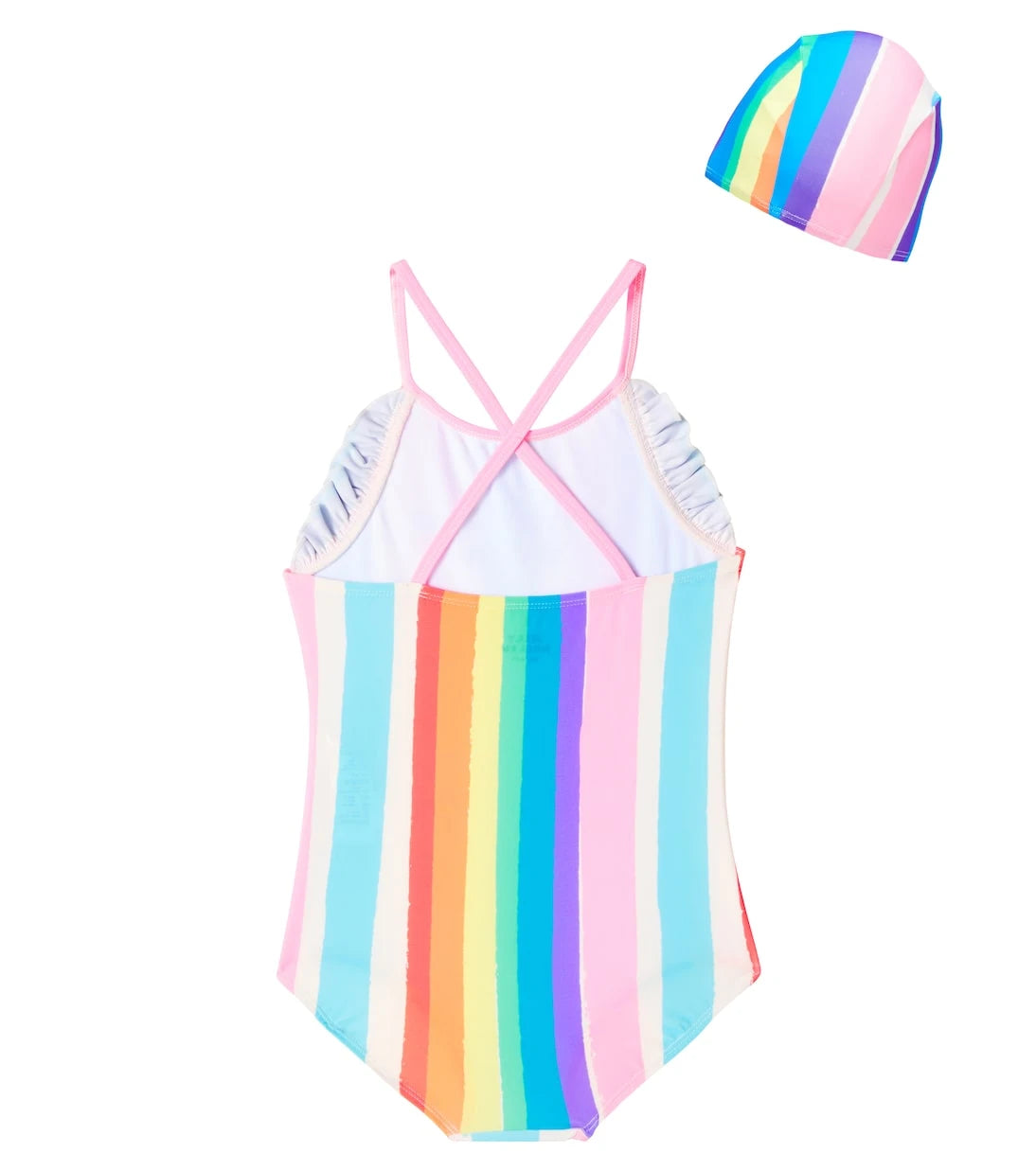 Jellymallow - Rainbow swimsuit and cap set