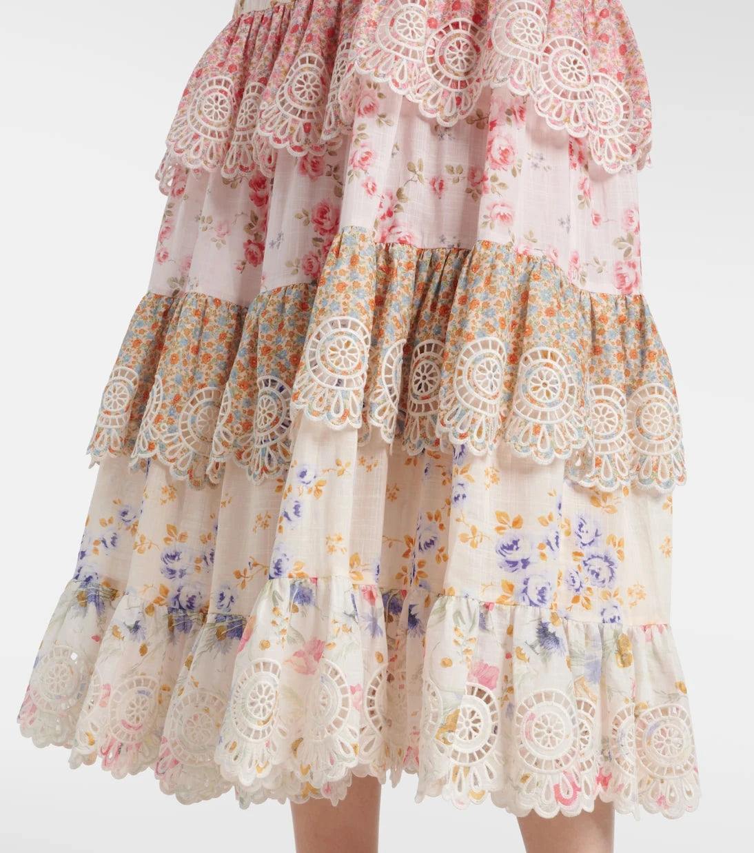Zimmermann - Lucky tiered cotton maxi dress
