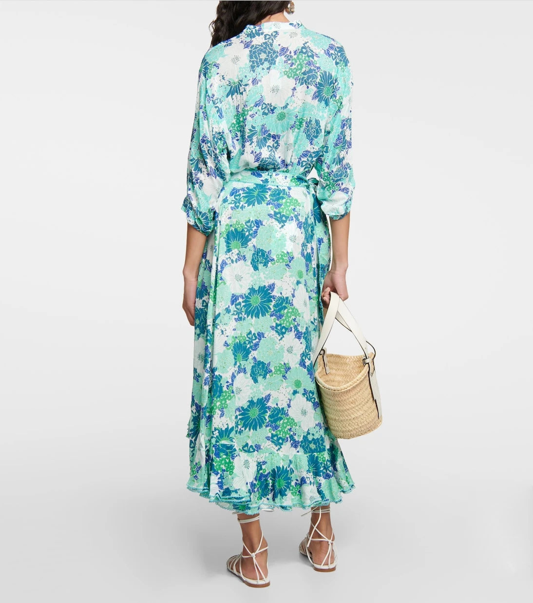 Poupette St Barth - Aude floral midi skirt