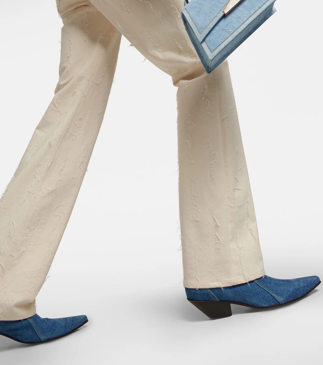 Acne Studios - أحذية الكاحل من الدنيم