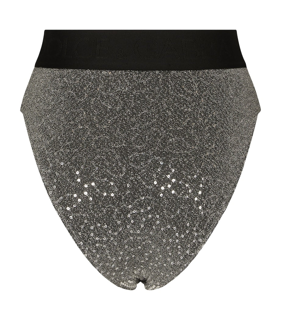 Dolce & Gabbana Multi KIM DOLCE&GABBANA Embelllished High-Waist Briefs