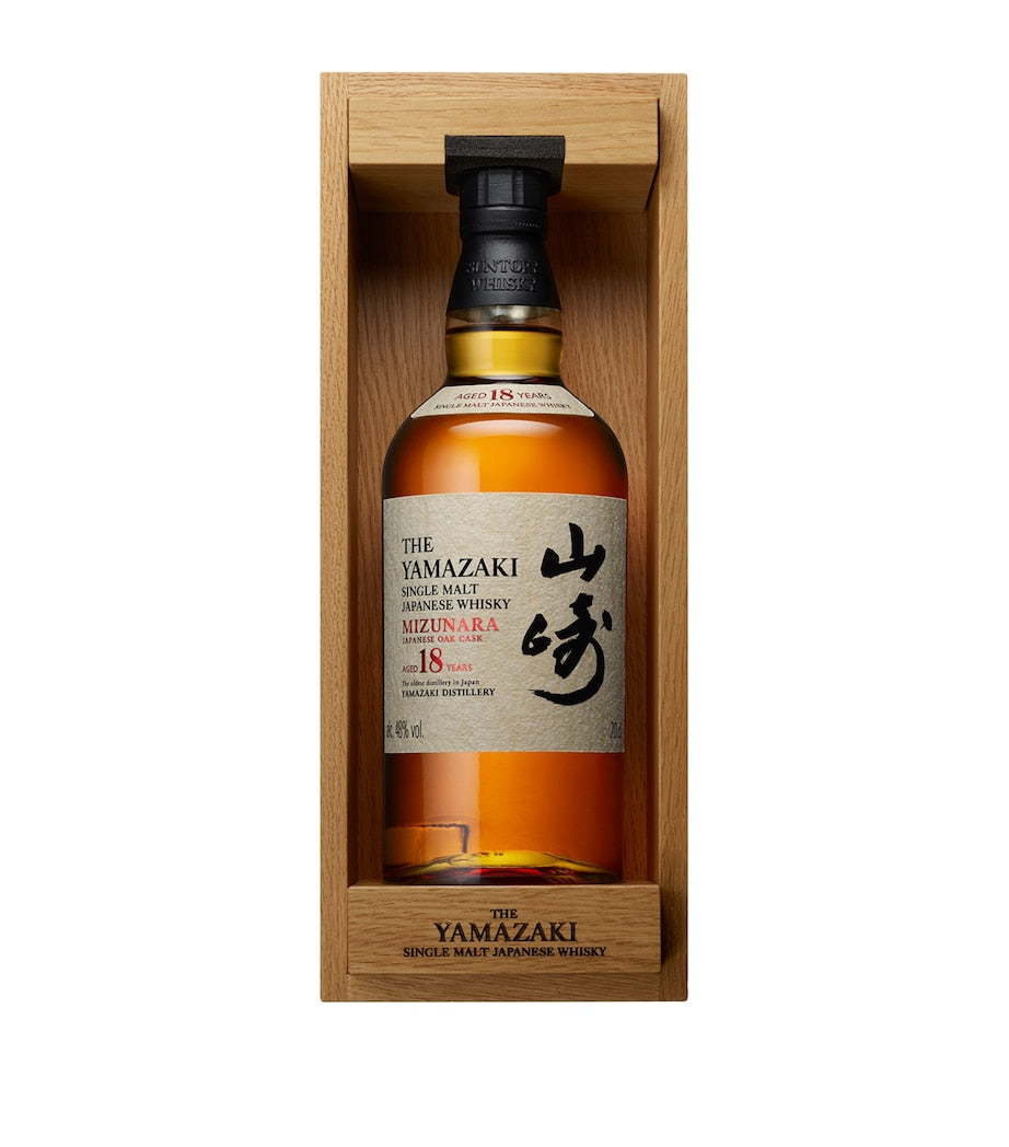 18-Year-Old Yamazaki Mizunara Single Malt Whisky (70cl)