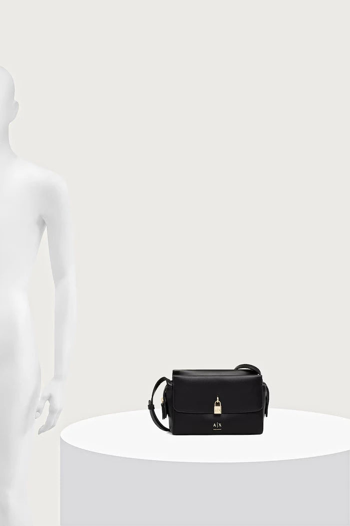 Armani Exchange kadın suni deri crossbody çanta