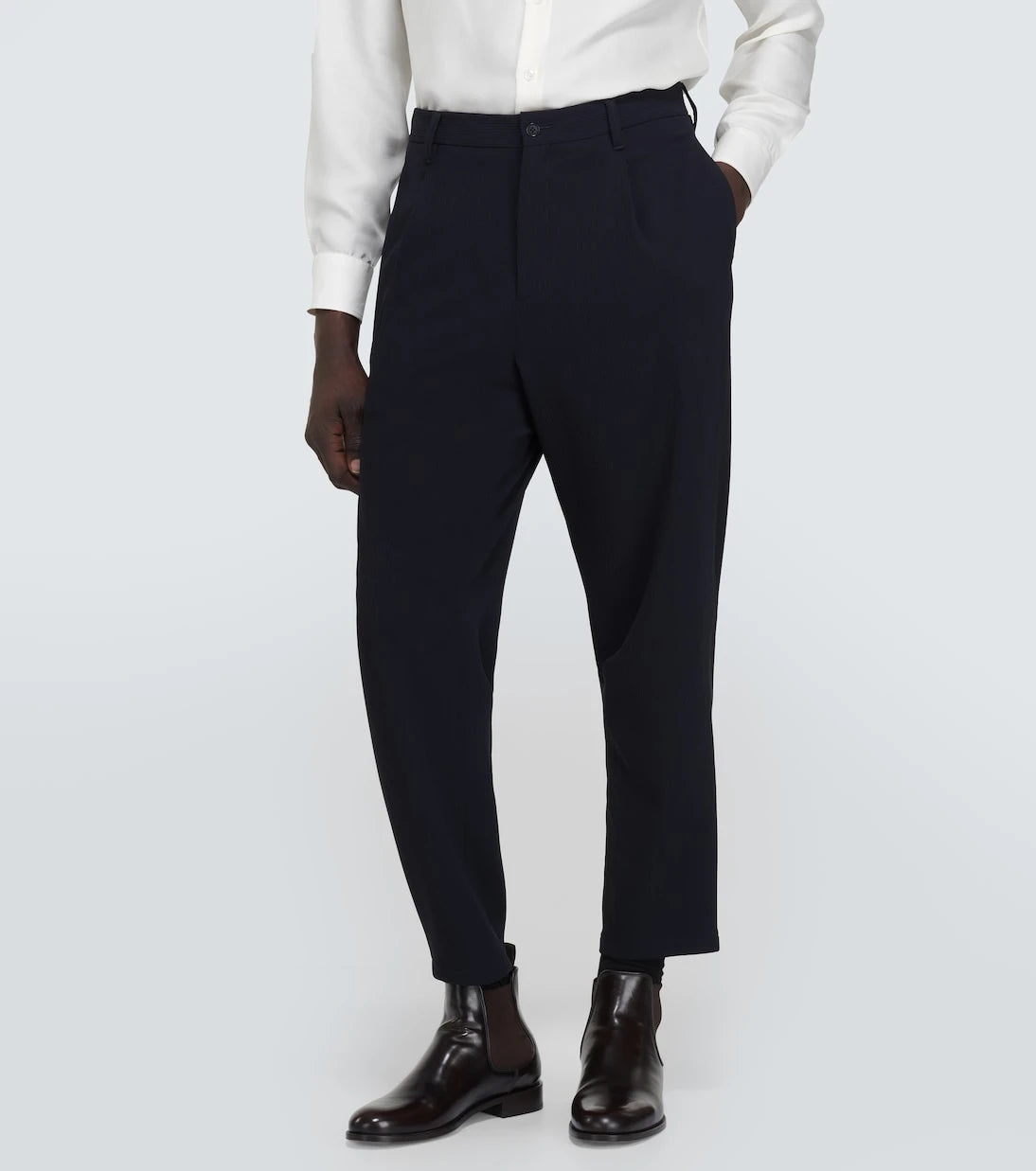 Giorgio Armani - Virgin wool straight pants