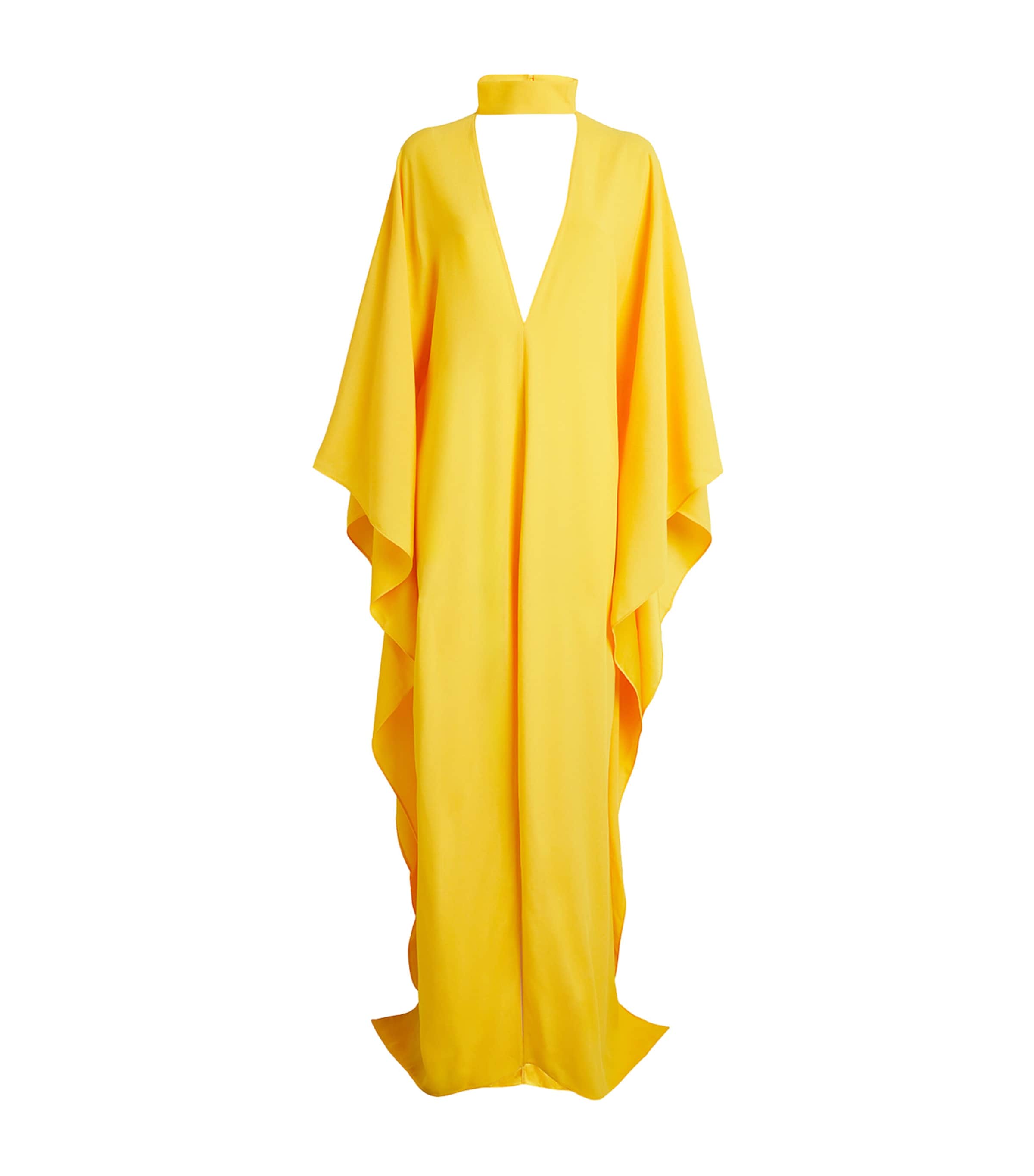Yellow Cady OOO Kaftan Maxi Dress