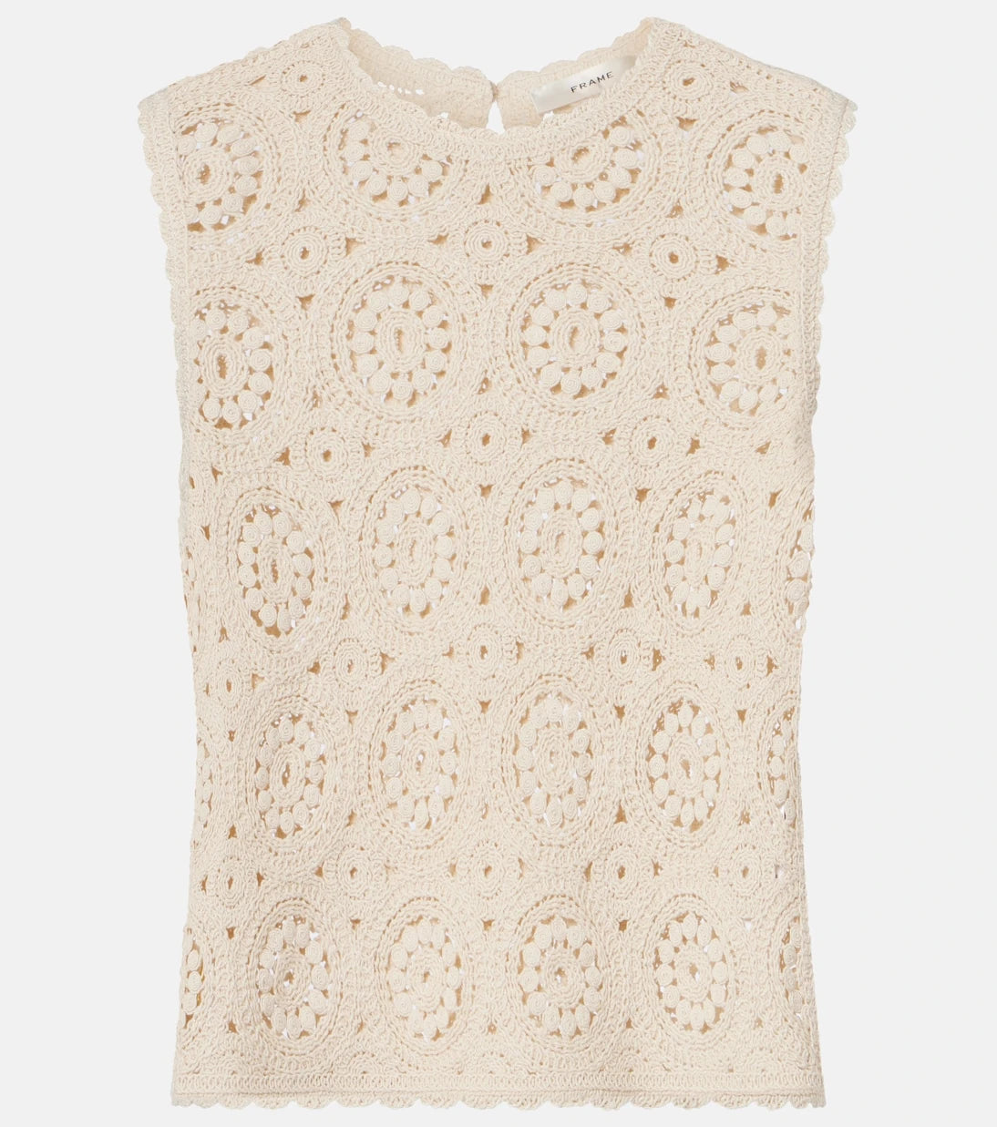 Frame - The Crochet cotton top