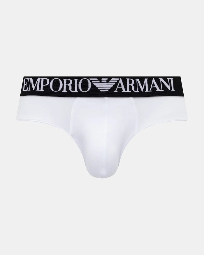 Emporio Armani Underwear Erkek Pamuk ve Elastan Slip 2'li