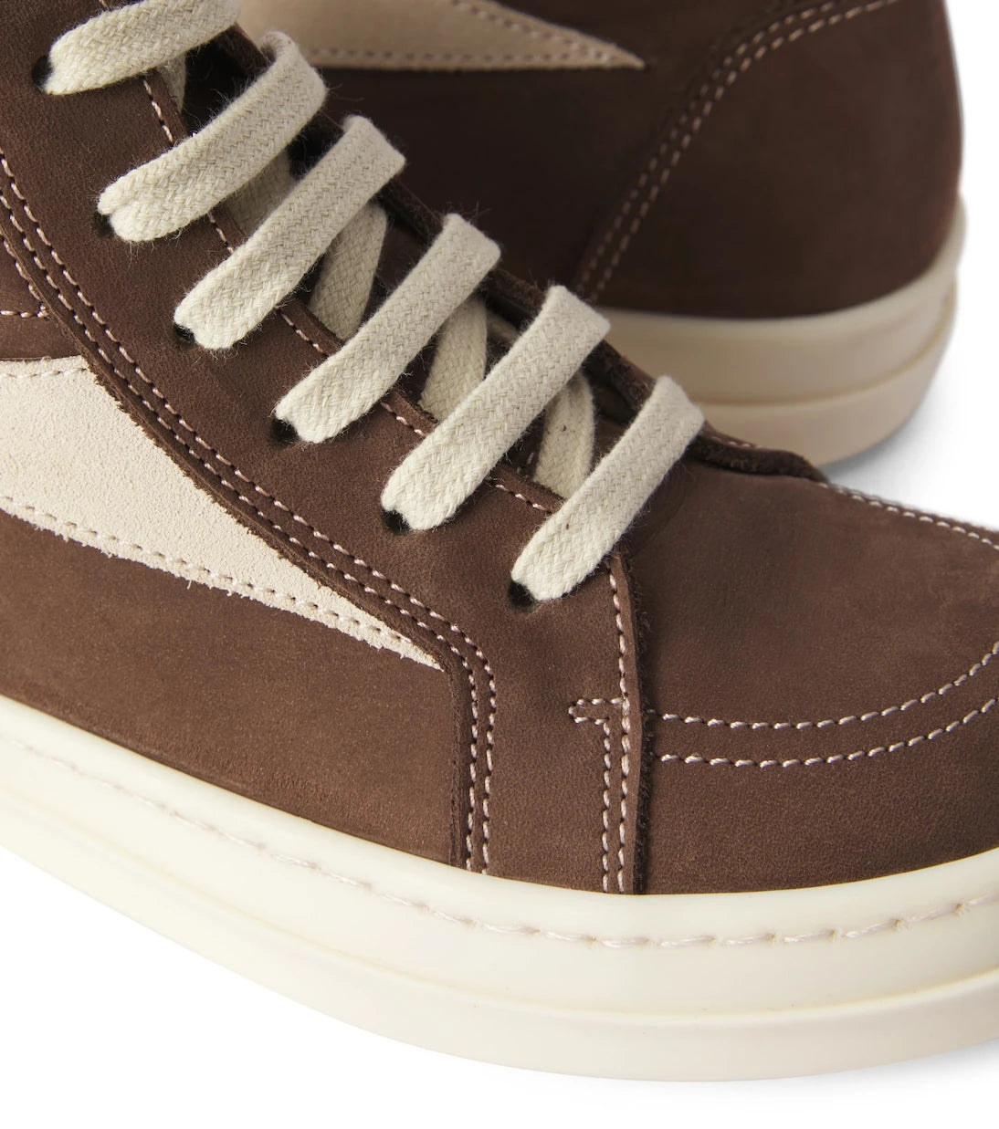 Rick Owens Kids - Vintage leather high-top sneakers