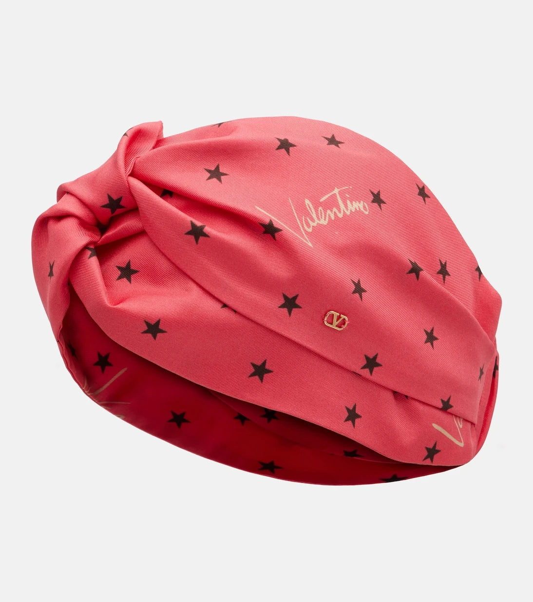 Valentino - Printed silk twill headband