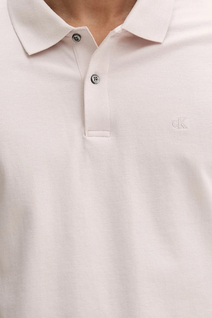 Calvin Klein тениска с яка мъжка с памук