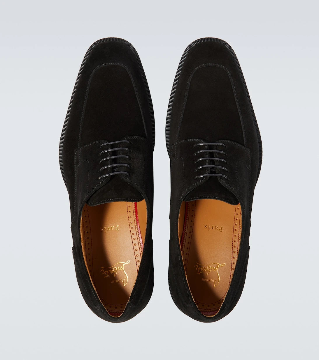 Christian Louboutin - Davisol suede Derby shoes