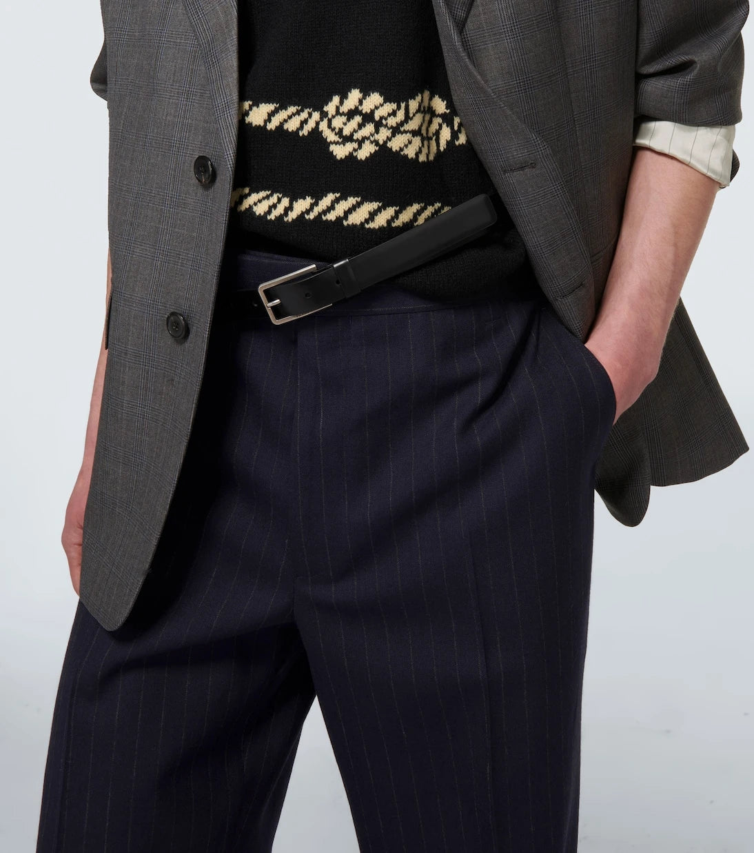 Prada - Pinstriped wool pants