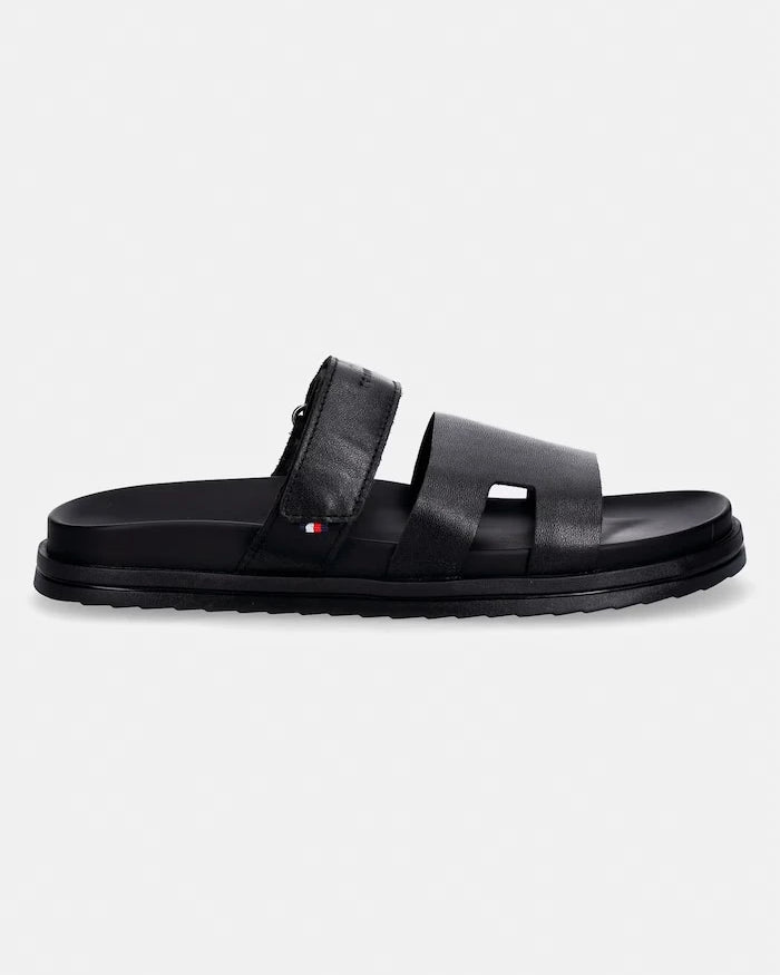 Tommy Hilfiger Erkek Deri Ayakkabı ADJUSTABLE PREMIUM LTH SANDAL