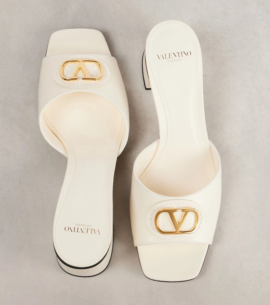 Valentino Garavani - VLogo leather mules