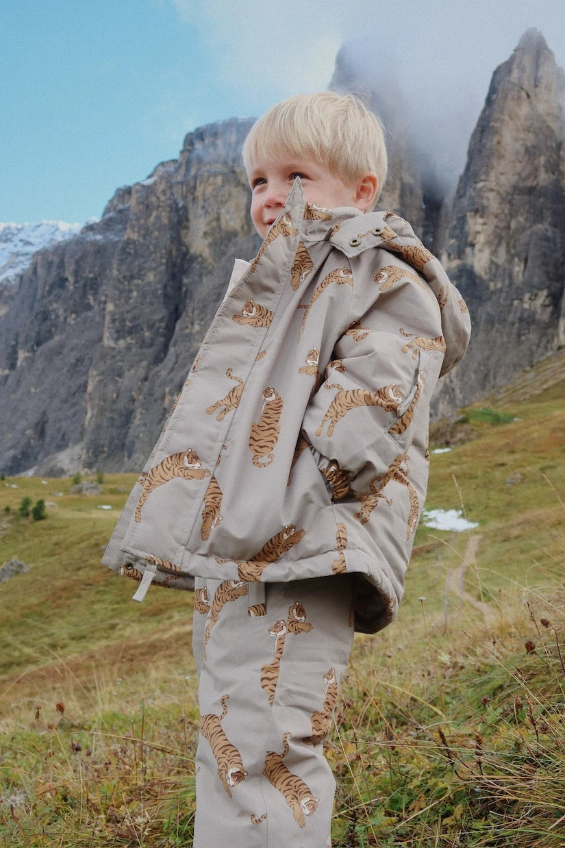 Konges Sløjd - Mismou hooded printed ski jacket