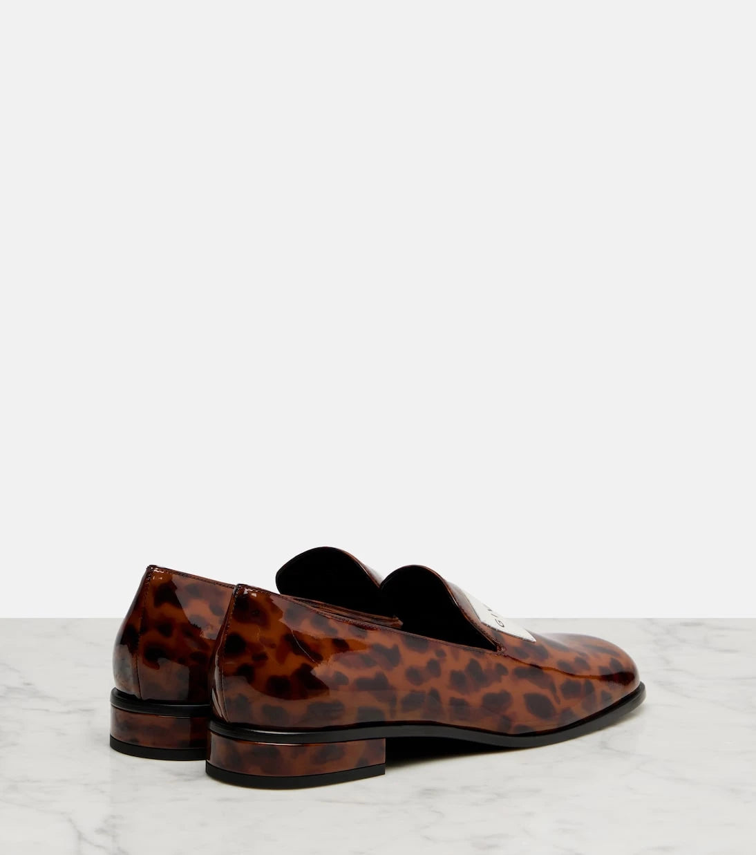 Givenchy - Logo patent leather loafers