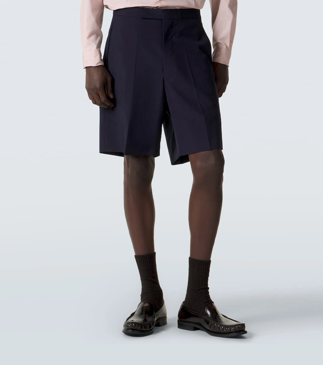 Prada - Wool and mohair Bermuda shorts