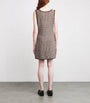 Veronica Beard Brown Slubbed Bassette Mini Dress