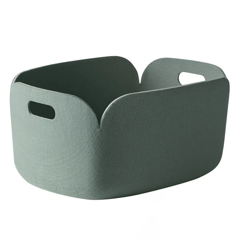 Muuto - Storage Basket Restore - Petrol Blue