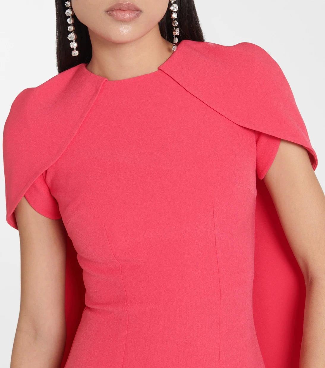 Safiyaa - Ginkgo caped gown